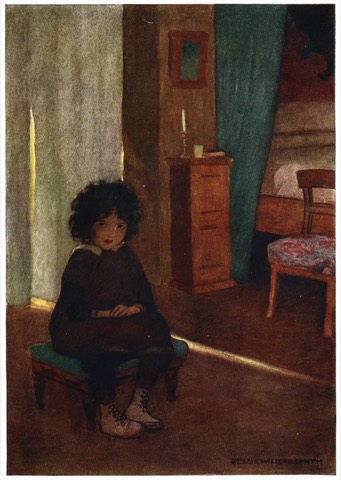 Heidi in Frankfurt, im Haus Sesemann — Jessie Willcox Smith, 1922