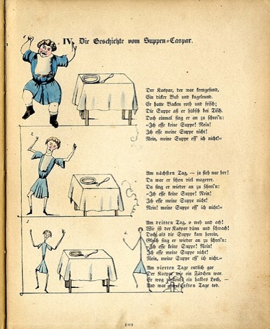 Die Geschichte vom Suppen-Caspar — Erstausgabe 1845