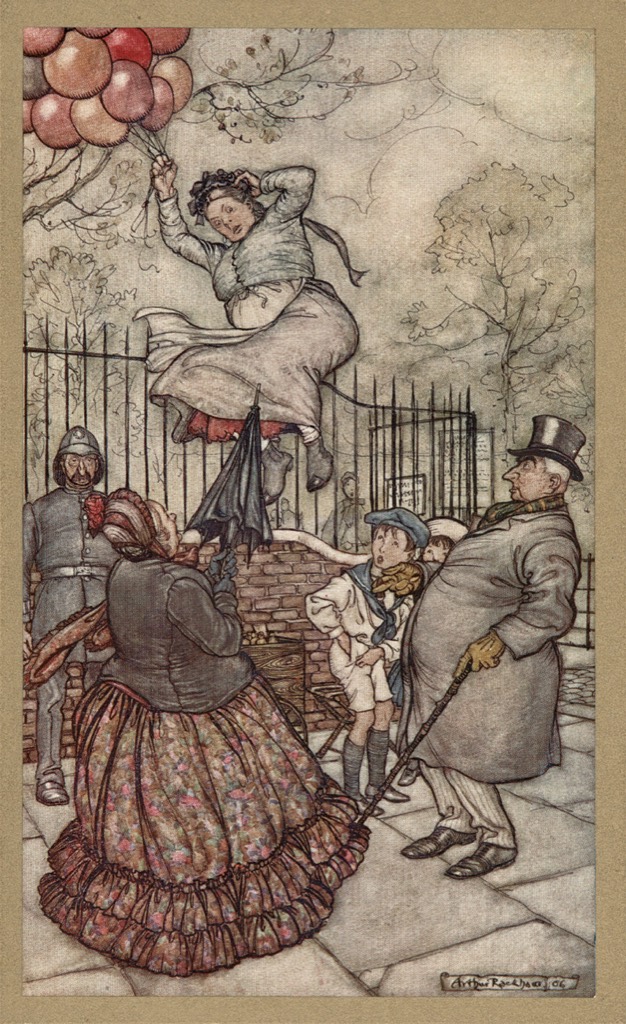 Arthur Rackham zu „Peter Pan in Kensington Gardens“ (1906)