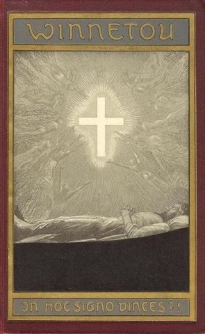 Deckelbild der Erstausgabe von „Winnetou IV“ — Sascha Schneider, 1910