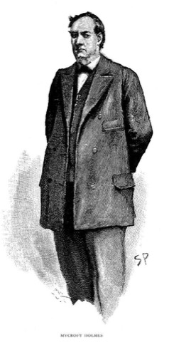 Mycroft Holmes, der ältere Bruder — Sidney Paget zu „The Greek Interpreter“, 1893