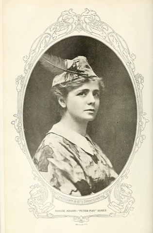 Maude Adams, Peter am Broadway ab 1905 — Otto Sarony Co.
