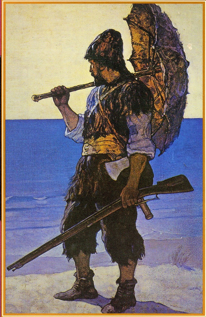Robinson Crusoe — N. C. Wyeth, 1920