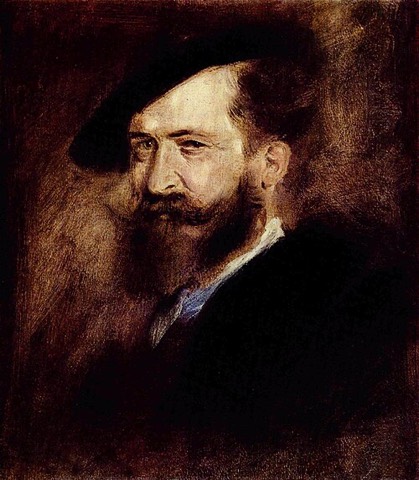 Wilhelm Busch, gemalt von Franz von Lenbach, um 1877