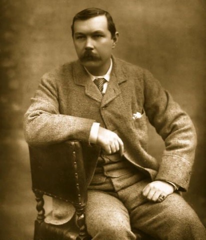 Arthur Conan Doyle um 1890, fotografiert von Herbert Rose Barraud