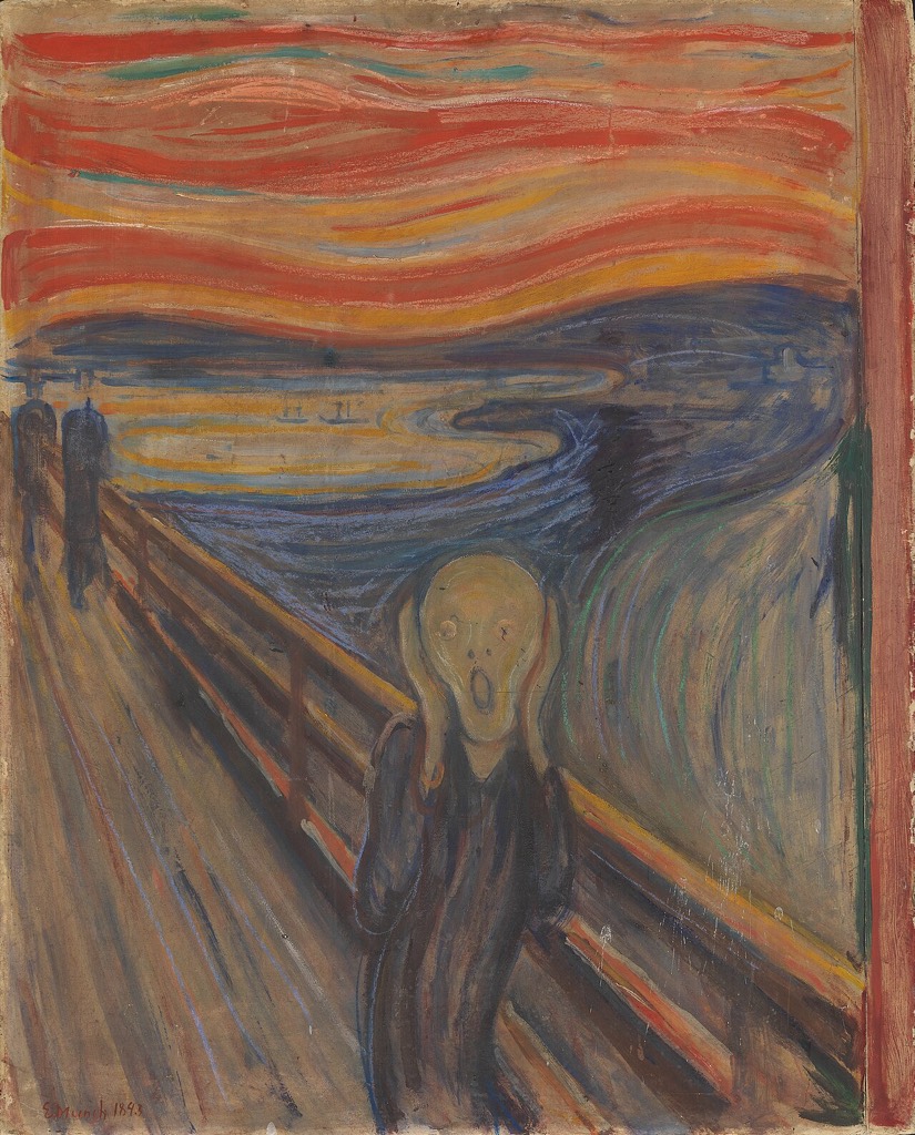 Edvard Munch, Der Schrei, 1893 — Nationalmuseum Oslo