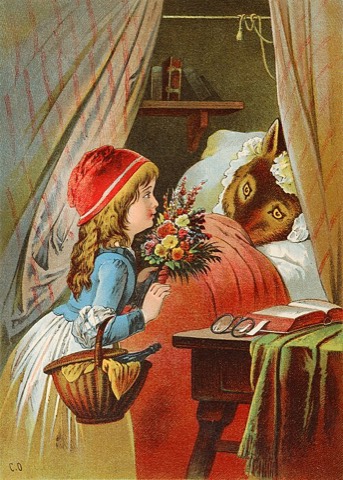 Am Bett der „Grossmutter“ — Carl Offterdinger