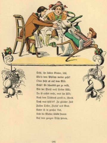 Der Zappel-Philipp reisst das Tischtuch mit — Ausgabe 1917