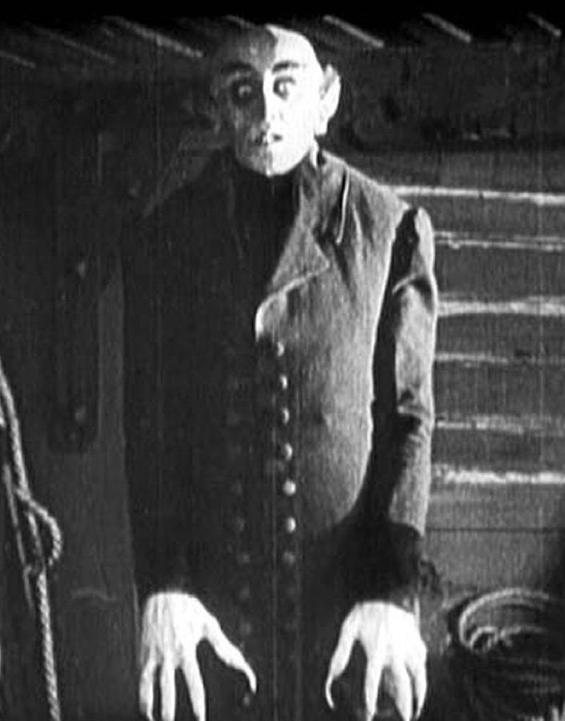 Max Schreck als Graf Orlok in Murnaus „Nosferatu“, 1922 — der Dracula, den Stokers Witwe verbieten liess