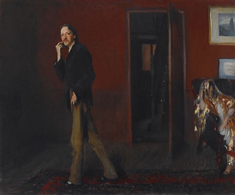 Stevenson und seine Frau Fanny — John Singer Sargent, 1885, im Jahr der Novelle