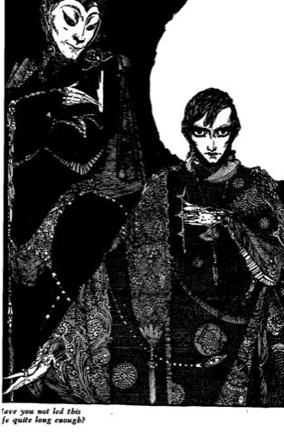 Eine Bildseite aus der Ausgabe von Harry Clarke, 1925