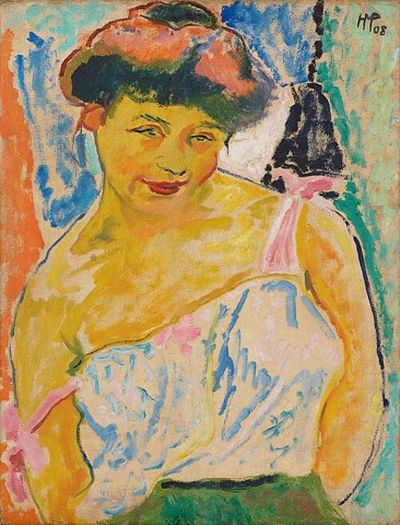 Max Pechstein, Junges Mädchen, 1908
