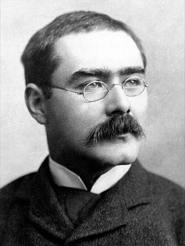 Rudyard Kipling 1895, fotografiert von Elliott & Fry