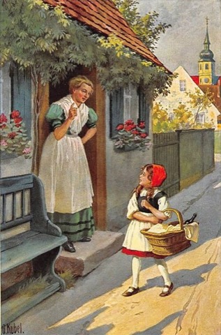 Der Abschied an der Tür — Otto Kubel, vor 1919