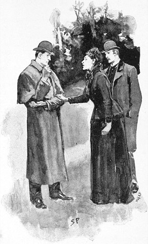 „Good-bye, and be brave“ — Das gesprenkelte Band, Sidney Paget, 1892