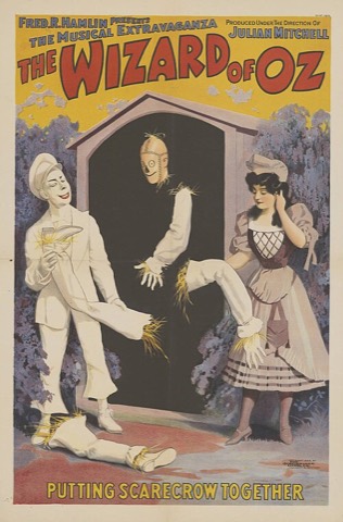 „Putting Scarecrow Together“ — Plakat zur Musical-Tournee, 1904