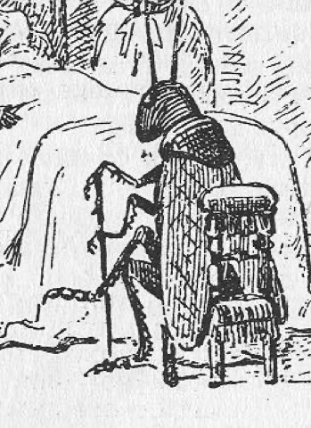 Die sprechende Grille — Enrico Mazzanti, 1883