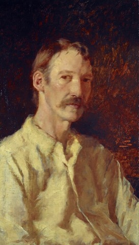 Stevenson in Samoa — Girolamo Nerli, 1892