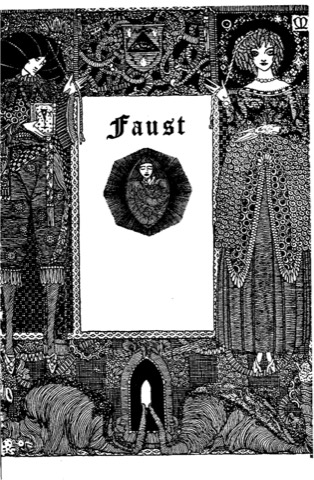 Umschlag der Ausgabe mit Bildern von Harry Clarke, 1925