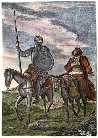 Kupferstich aus der Ausgabe der Real Academia Española, Madrid 1780
