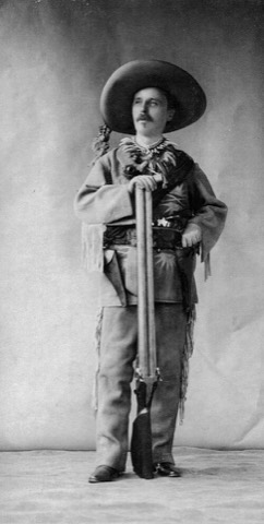 Karl May als Old Shatterhand, im Kostüm — Foto Alois Schießer, 1896