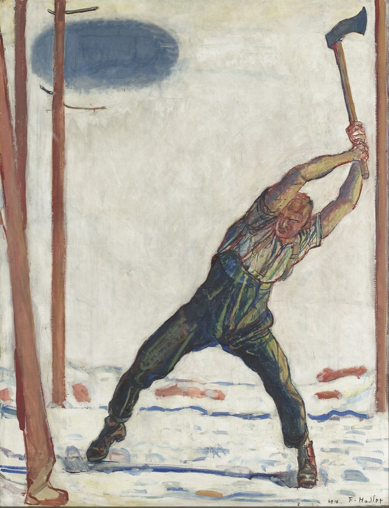 Ferdinand Hodler, Der Holzfäller, 1910 — Fassung im Musée d’Orsay