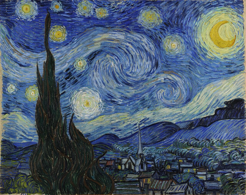 Vincent van Gogh, Die Sternennacht, 1889 — MoMA
